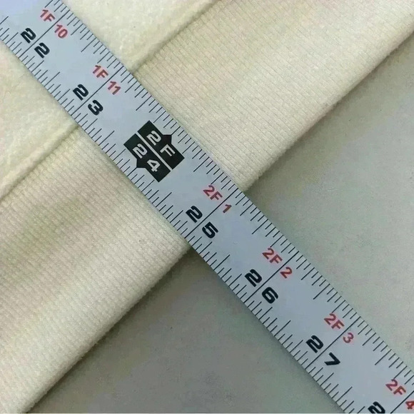 Vintage Tradition Fleece Crewneck Sweatshirt Snowflake Embroidered Ivory 3X - Picture 11 of 16